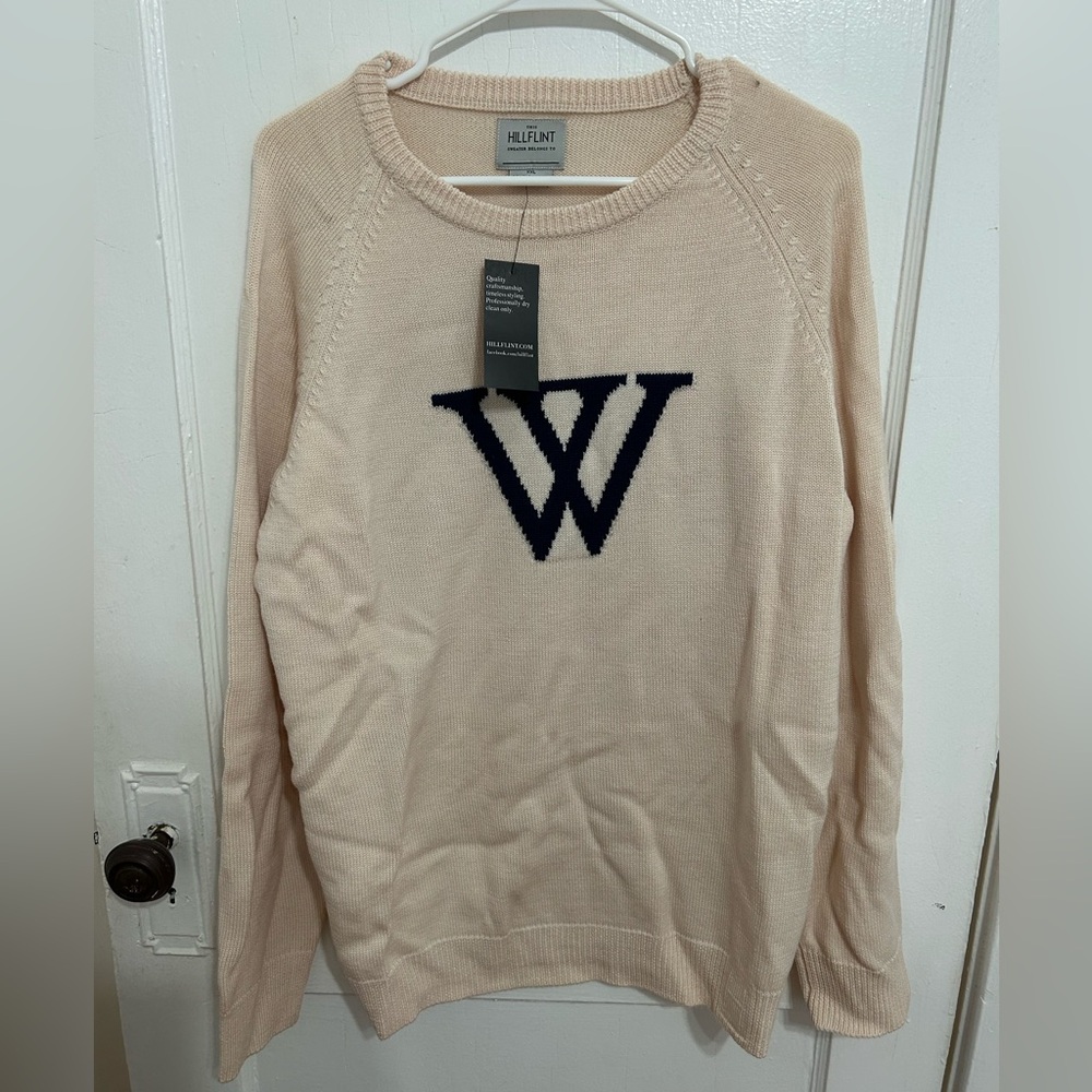 Hillflint Wellesley College Merino Wool Sweater